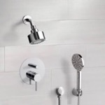 Remer SFH69 Chrome Shower System with Multi Function Shower Head and Hand Shower